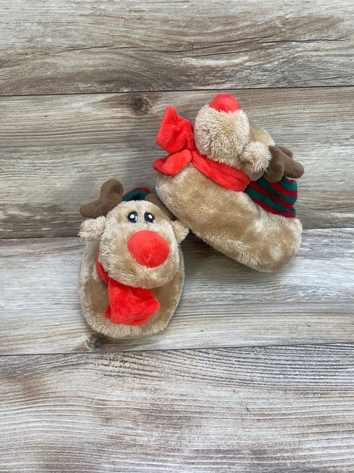 Onmygogo Fuzzy Moose Animal Slippers Sz 6c-8c