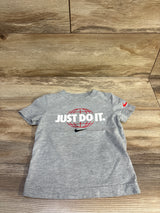 Nike Just Do It Shirt Grey sz 2T
