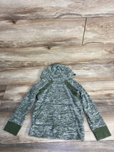 Cat & Jack Henley Pull Over Hoodie Green sz 4T