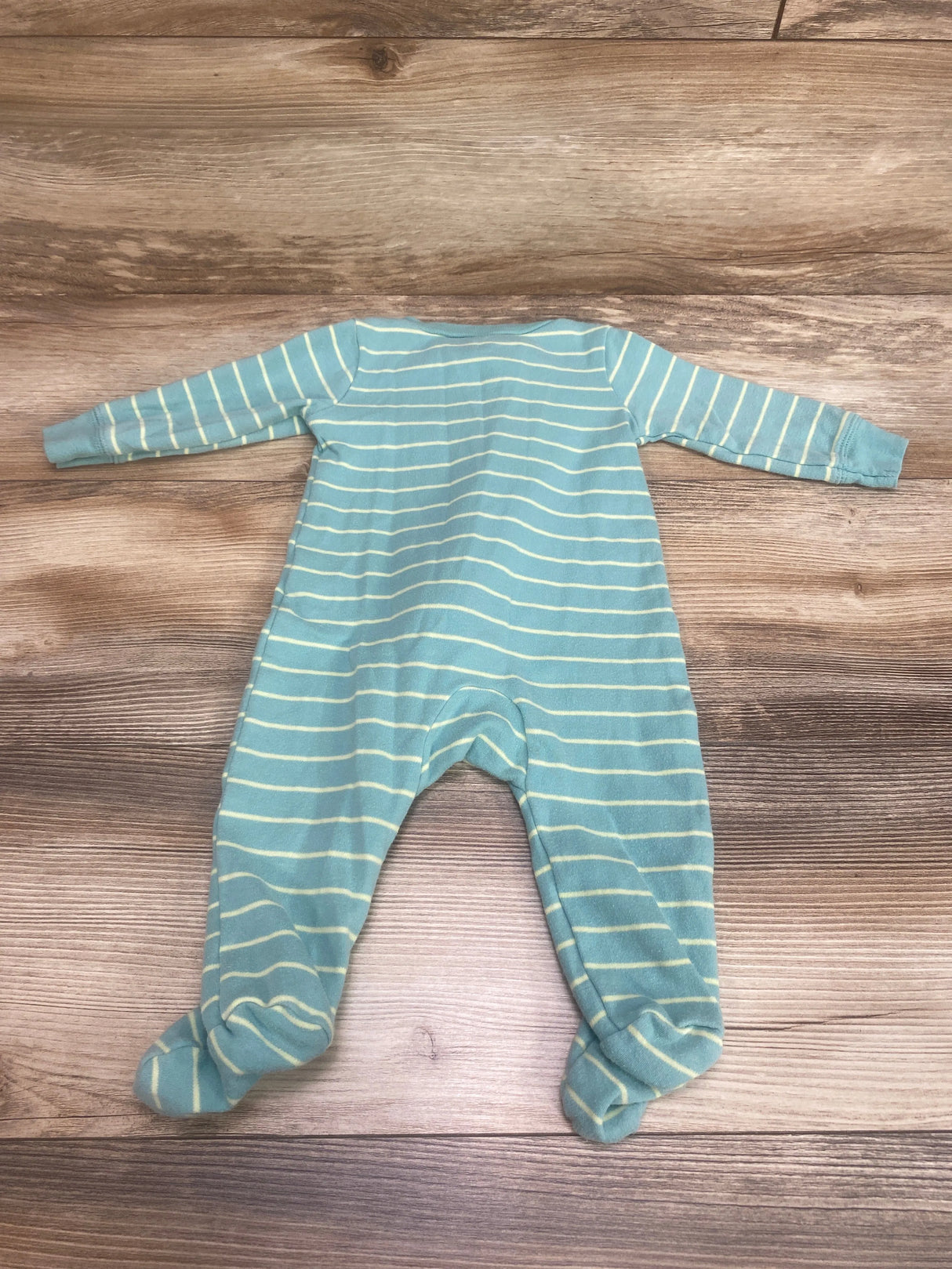 Carter's Striped Sleeper Green sz 6m