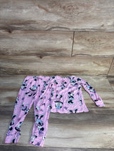 Disney Junior 2pc Minnie Mouse Viscose Pajama Set Pink sz 4T