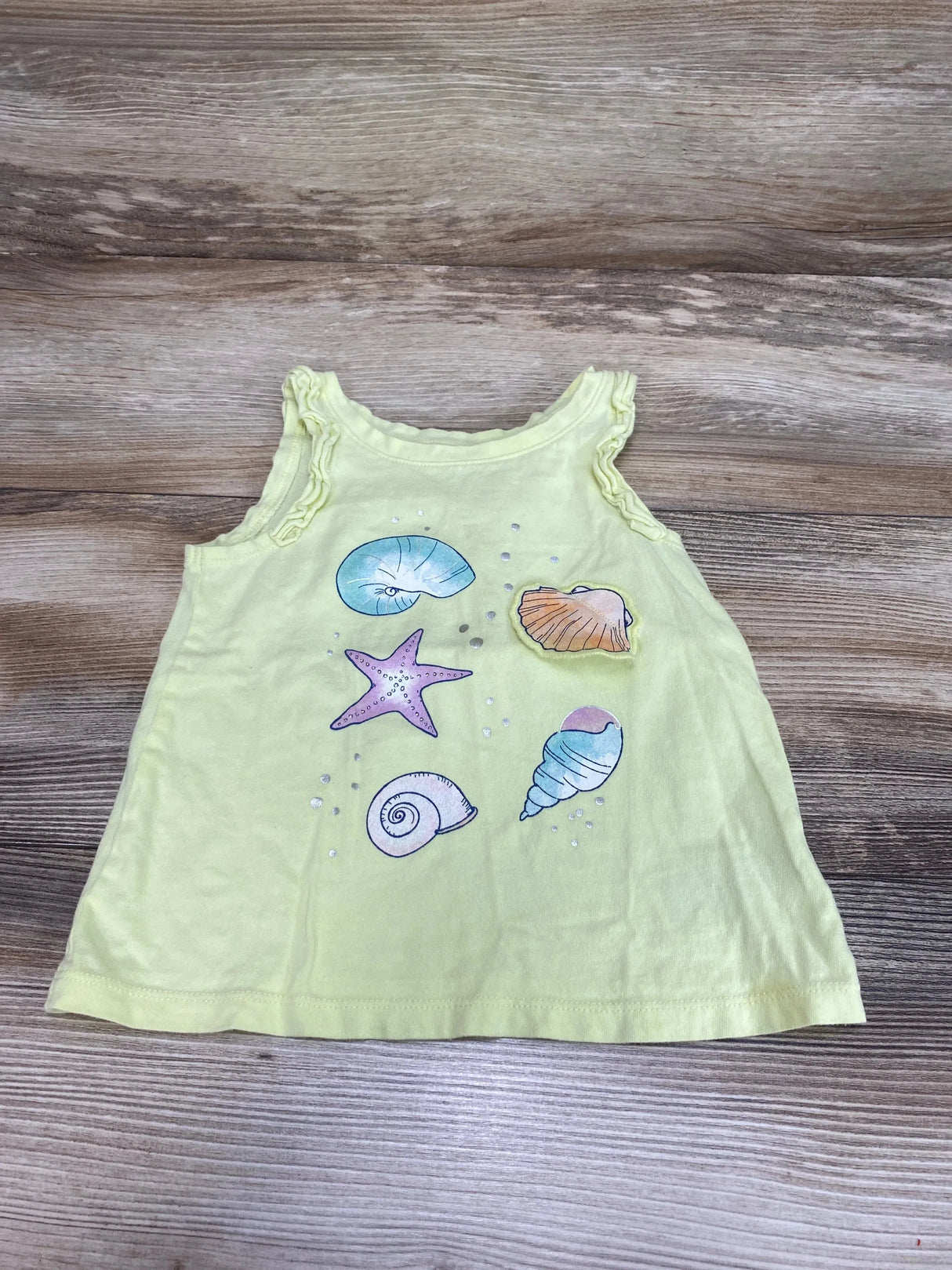 Baby Gap Interactive Graphic Tank Top Yellow sz 3T