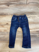 Cat & Jack Drawstring Skinny Jeans Blue sz 18m