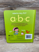 Usborne Very First A B C Board Book