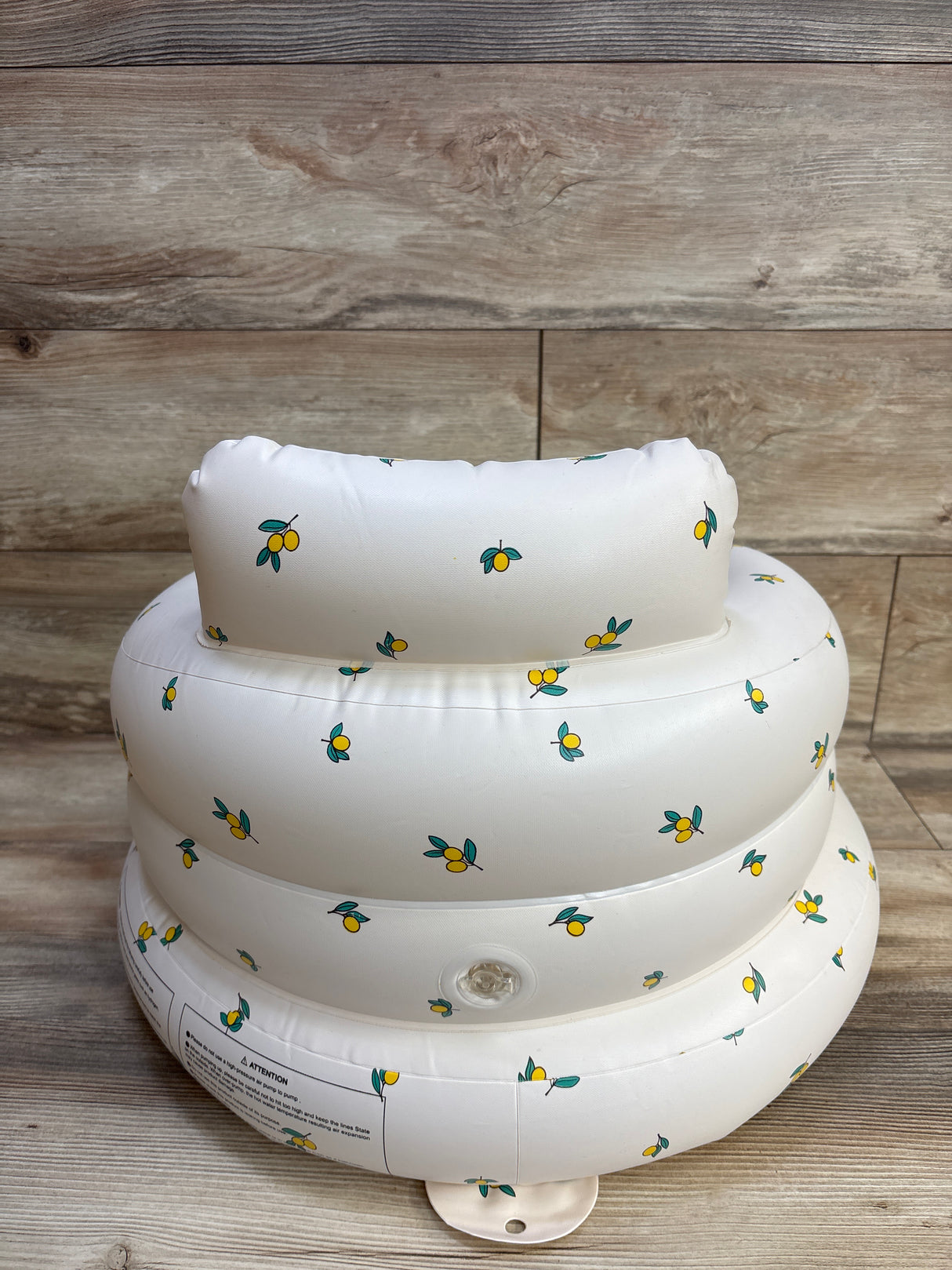 Taoou Inflatable Floor Seat, Lemon Print 3-36m