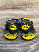 Batman Light Up Flip Flop Sandals Black sz 7-8c