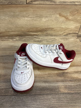 Nike Force 1 Low EasyOn PS 'White Team Red' sz 10c