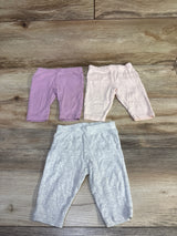 Carter's 3pk Ruffled Pants Pink sz 3m