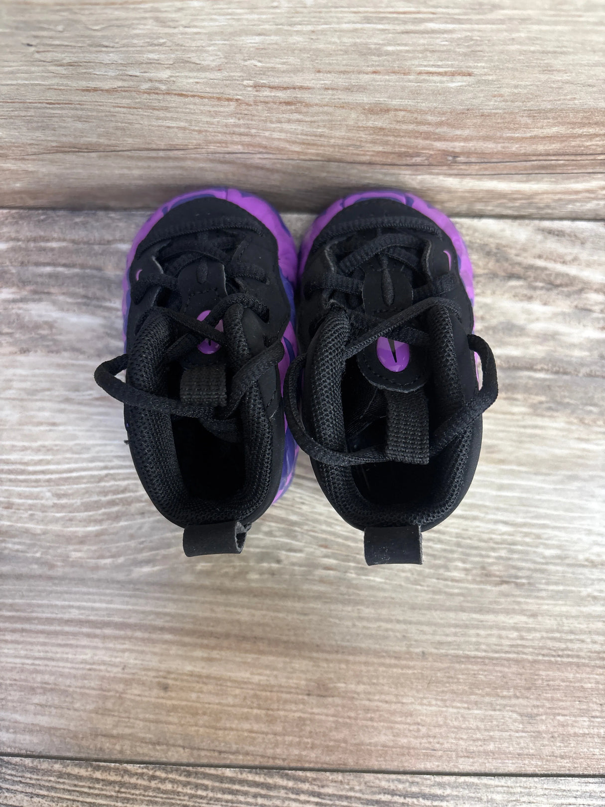 Little Posite Pro Crib 'Hyper Violet' Sneakers sz 2c