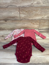 Just One You 3pk Bodysuit Set Pink sz 3m
