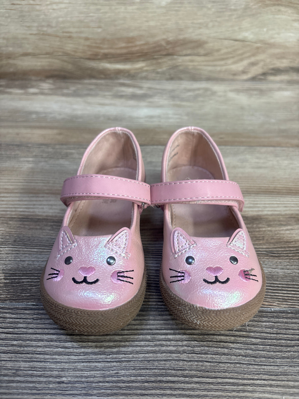 Harper Canyon Kitty Cat Mary Jane Flats Pink sz 6c