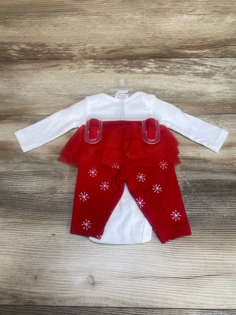 NEW Just One You 2pc Snowman Bodysuit & Skeggings White sz Newborn - Me n Mommy To Be