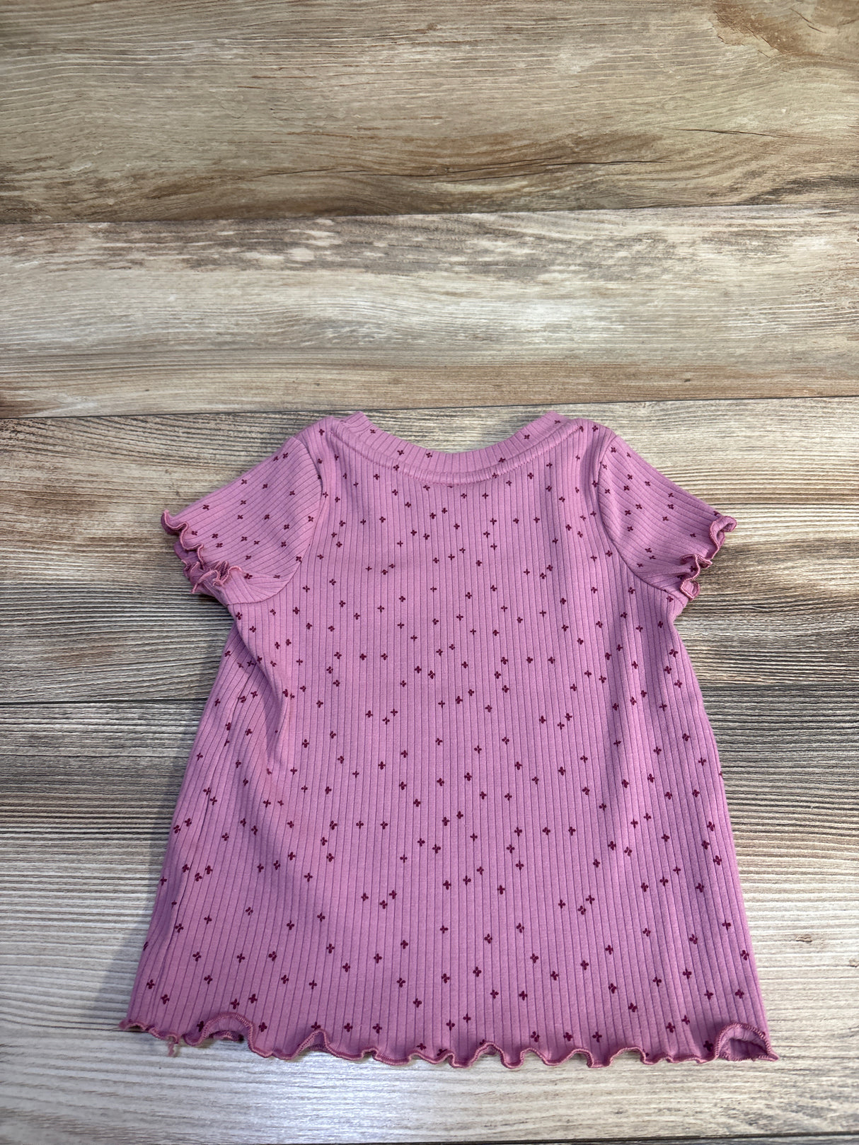Cat & Jack Ribbed Shirt Pink sz 18m