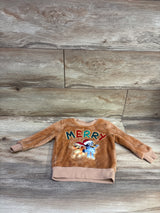 Bluey Plush Merry Sweatshirt Brown sz 18m