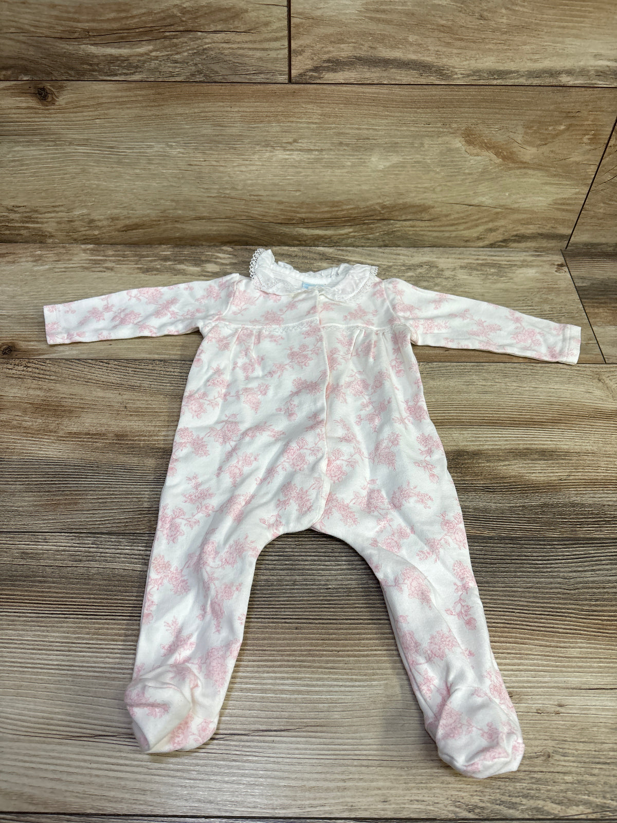 Edgehill Collection Footed Coverall White sz 3m