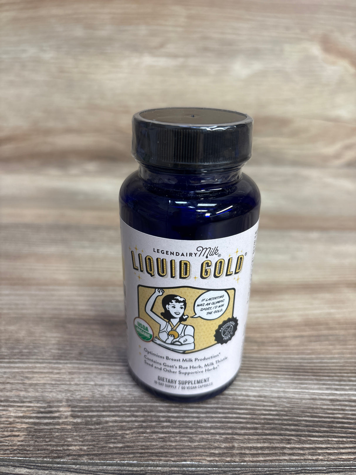 NEW LegendaryMilk Liquid Gold Lactation Vegan Supplement Capsules 60ct.