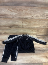 Adidas 2pc Tracksuit Black sz 3T