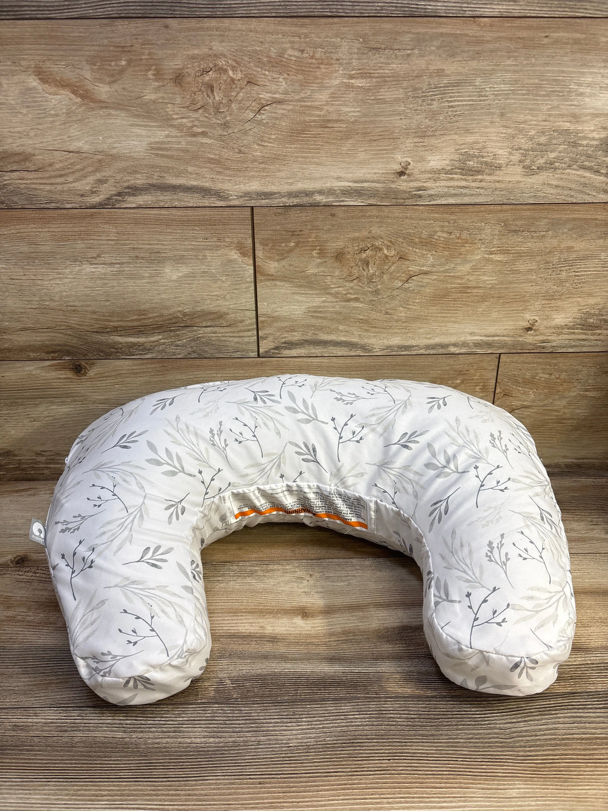 Boppy Nursing Pillow with Botanical Leaf Slipcover