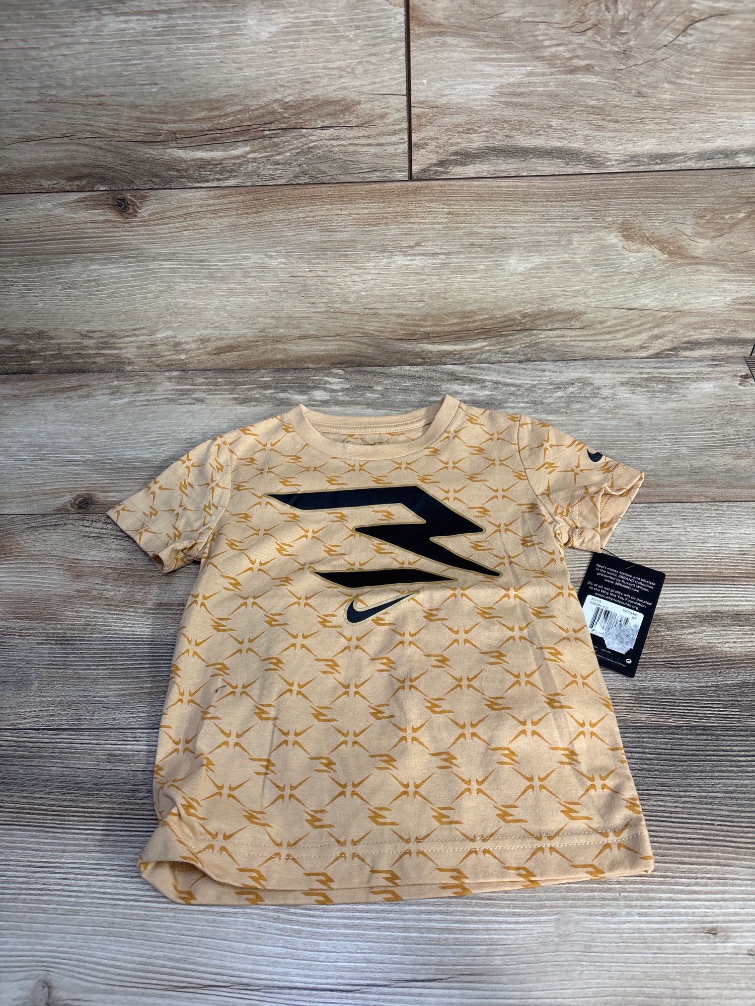 NEW Nike x 3BRAND Shirt in Sesame Beige sz 3T