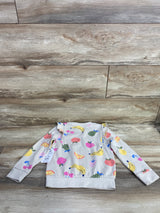 NEW Wonder Nation Fruit Pull Over Sweatshirt Tan sz 4T