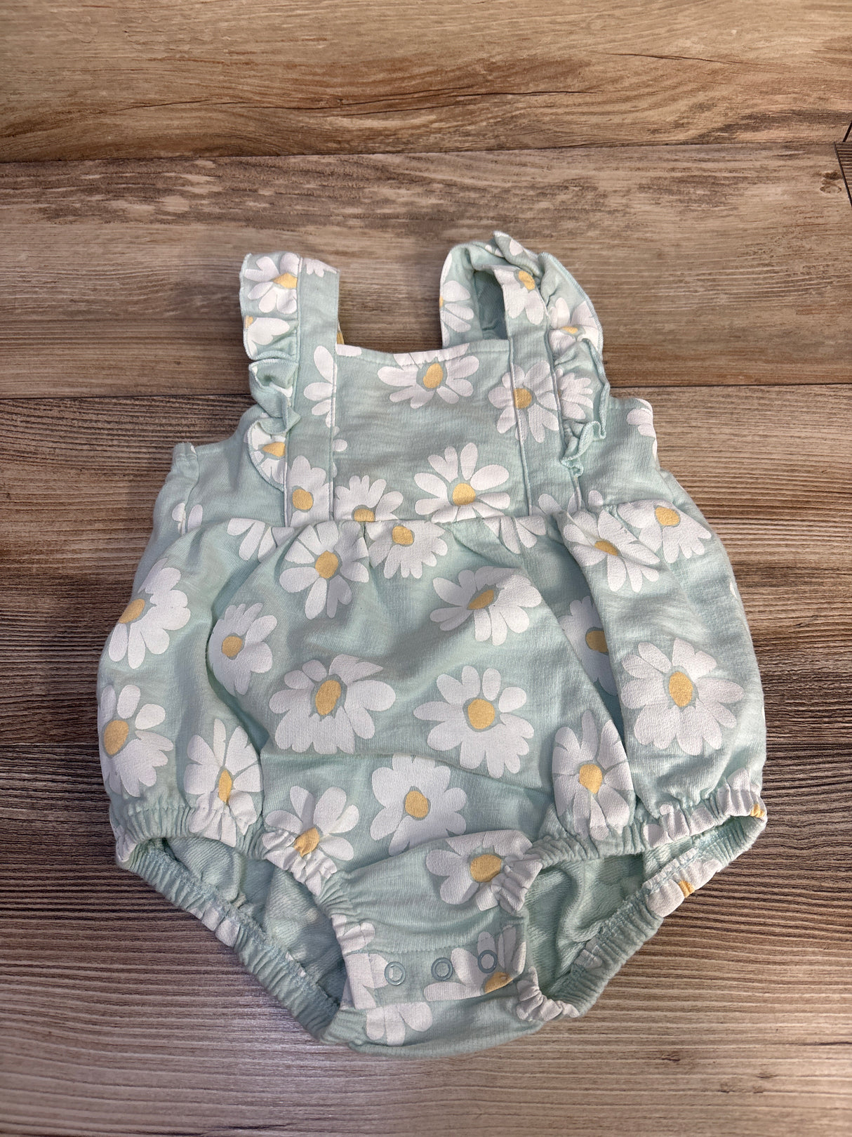 Modern Moments Floral Bubble Romper Teal sz 18m