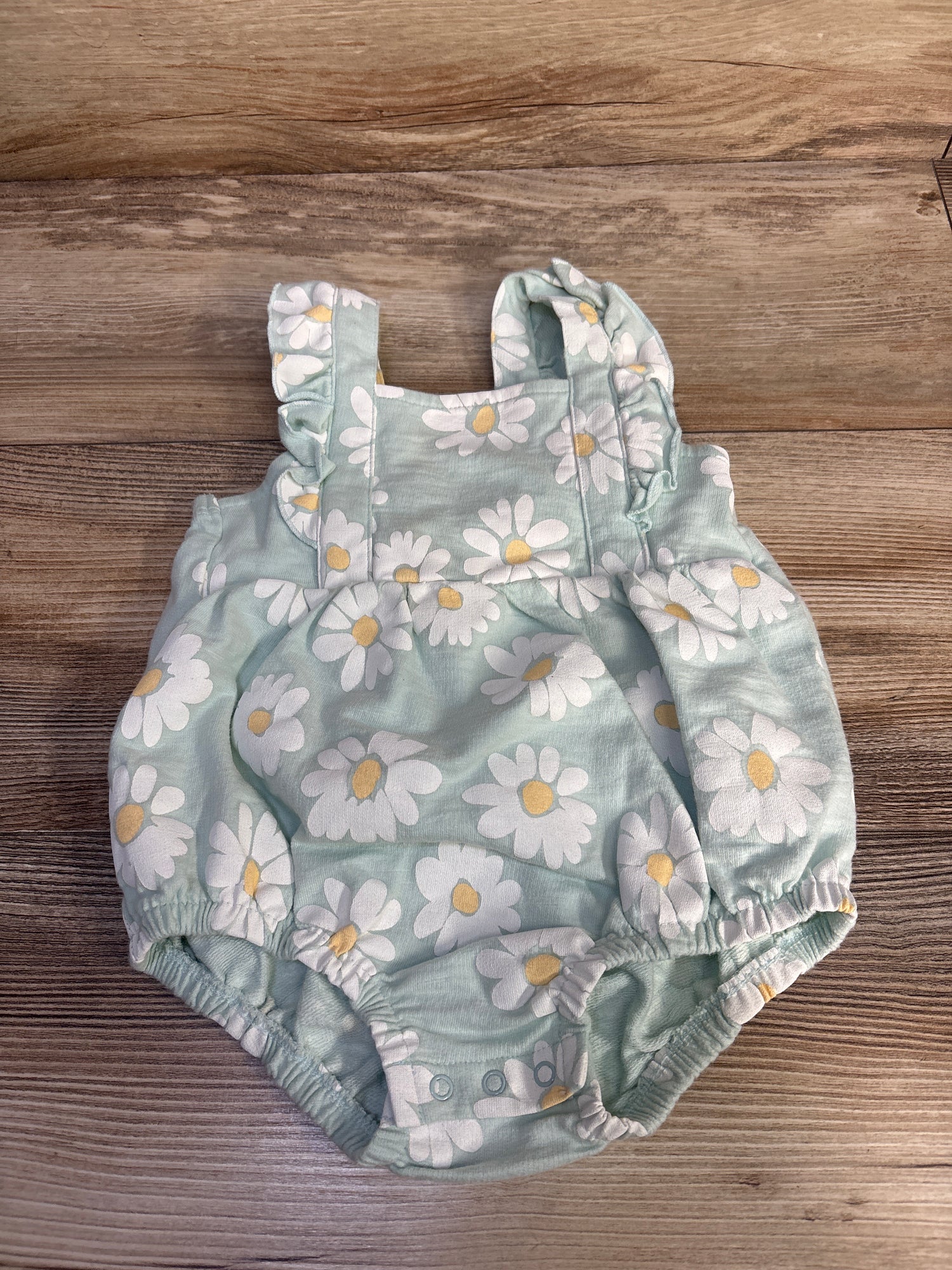 Modern Moments Floral Bubble Romper Teal sz 18m