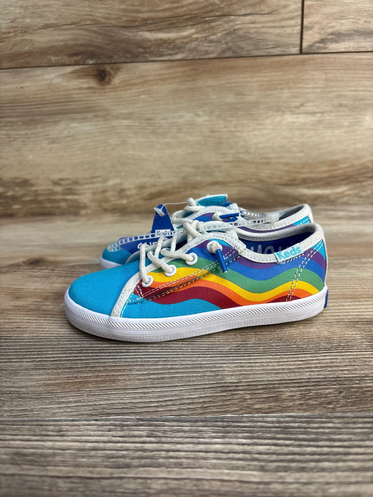 NEW Keds Kickstart "Be The Change" Rainbow Sneakers sz 8c - Me n Mommy To Be
