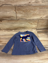 Oshkosh Dinosaur Shirt Blue sz 2T