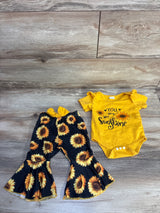 2pc You are my Sunshine Bodysuit & Flare Pants Set Yellow sz 0-3m