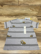 NEW Cat & Jack Tractor Shirt Grey sz 5T