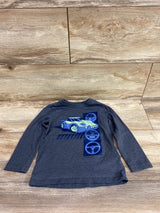 Carter's Long Sleeve Car Shirt Grey sz 2T