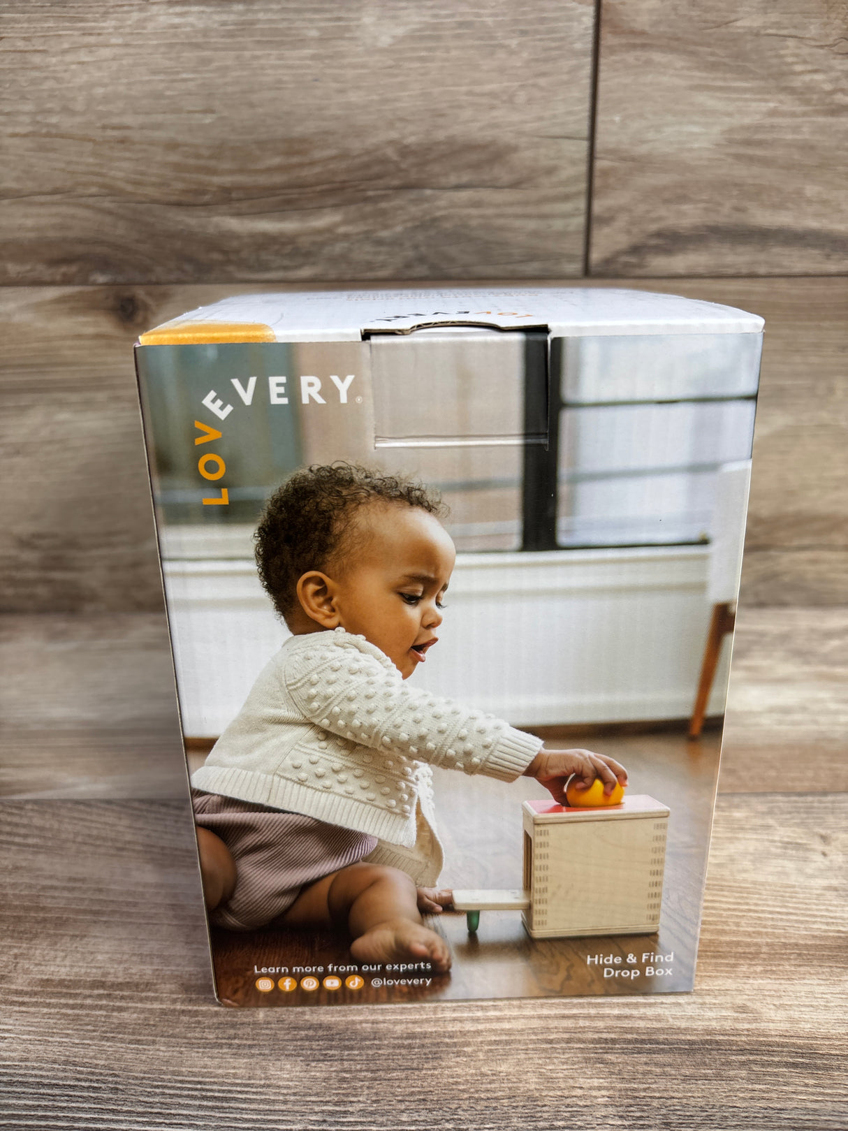 NEW Lovevery Hide & Find Drop Box