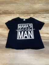 Shein Mama's Little Man Shirt Black sz 3T