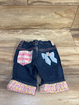 Miki House Usako Bunny Denim Shorts Blue sz 3T