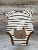 Baby Gap Striped Bodysuit Beige sz 6-12m