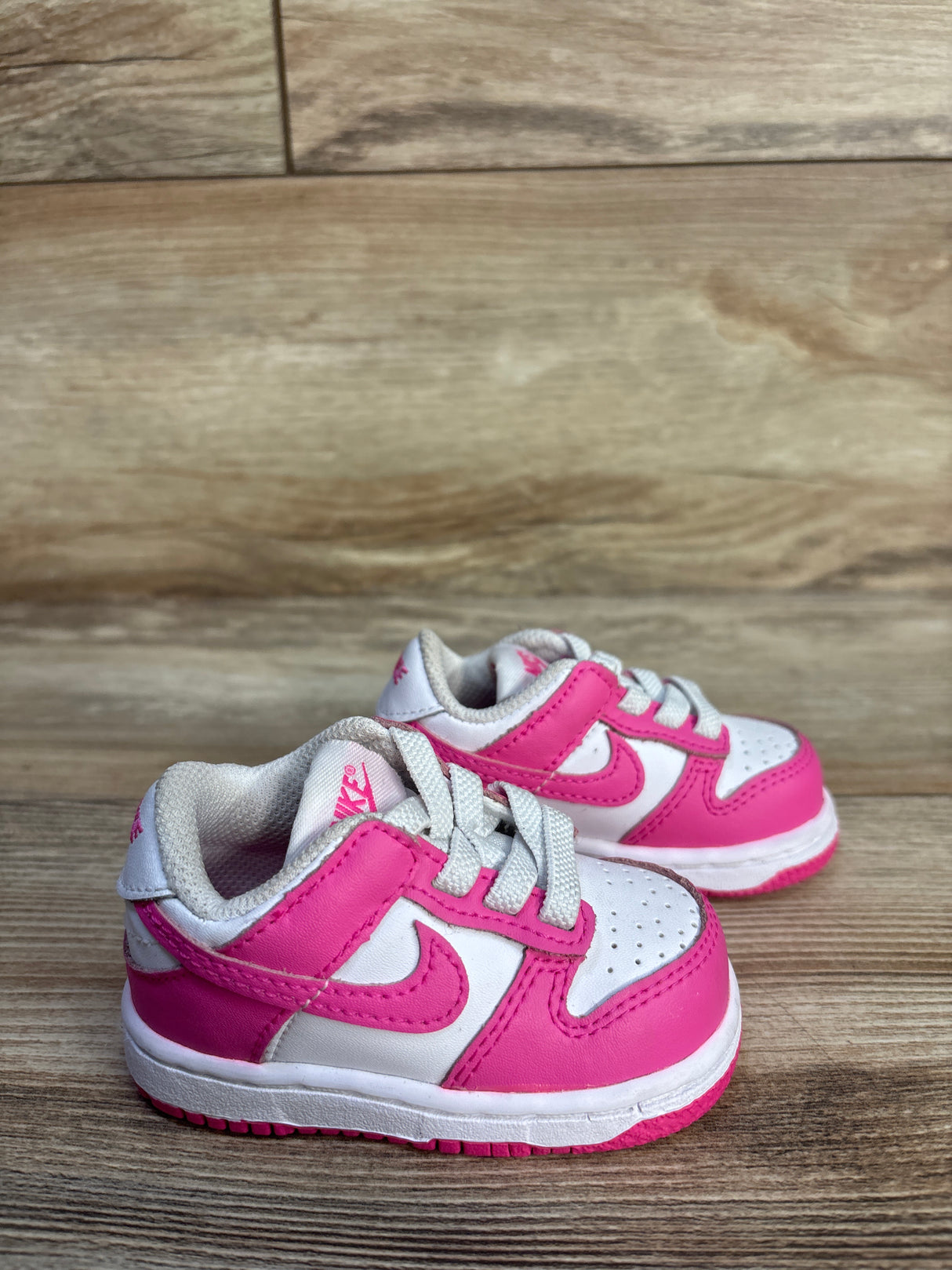 Nike Dunk Low TD 'Laser Fuchsia' Sneakers sz 2c