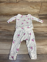 Just One You ComfySoft 2pc Pajama Set White sz 9m