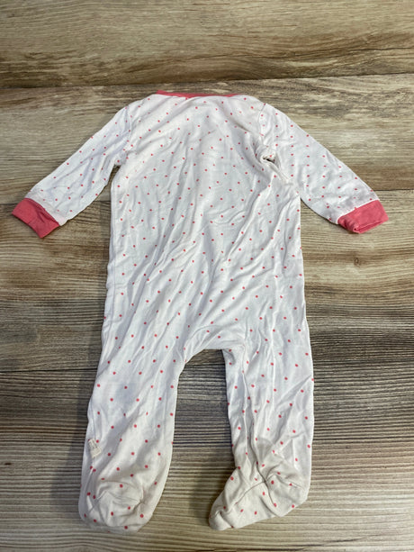 Milkberry Polka Dot Footie White sz 0-3m - Me n Mommy To Be