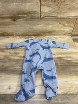 Just One You Waffle Knit Sleeper Blue sz 6m