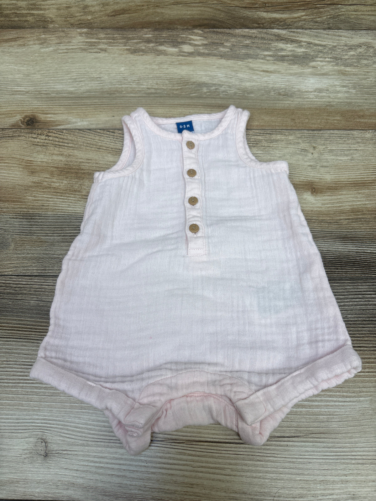 Old Navy Gauze Tank Romper Pink sz 0-3m