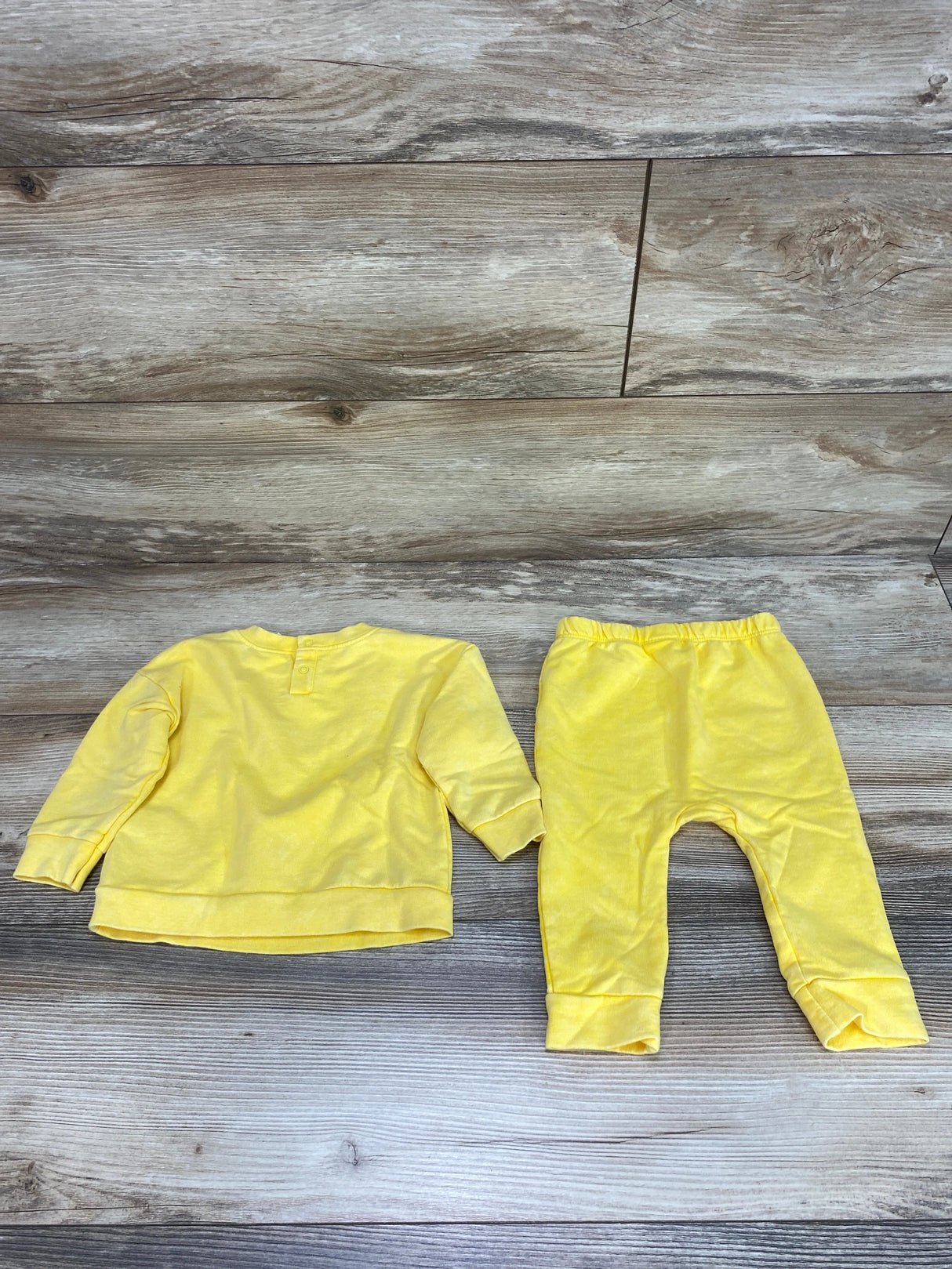 Cat & Jack Hello Sunshine Sweatshirt & Pants Yellow sz 6-9m