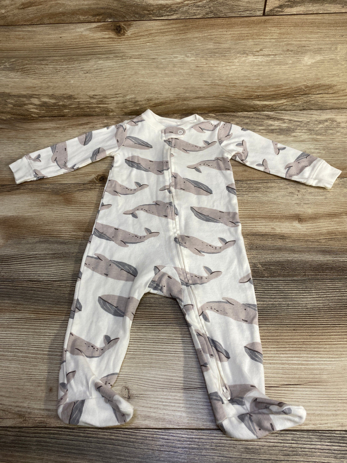 Carter's Whale Sleeper White sz 9m
