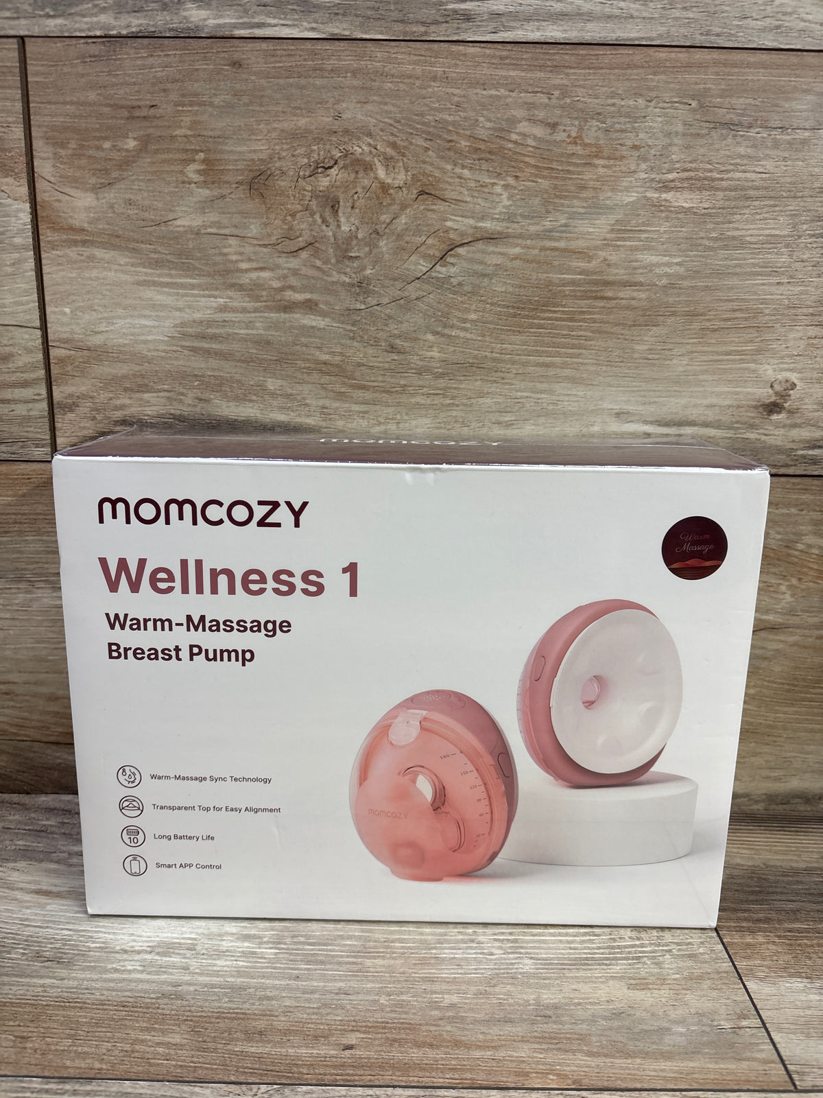 NEW Momcozy Wellness 1 Warm-Massage Wearable Electric Breast Pump
