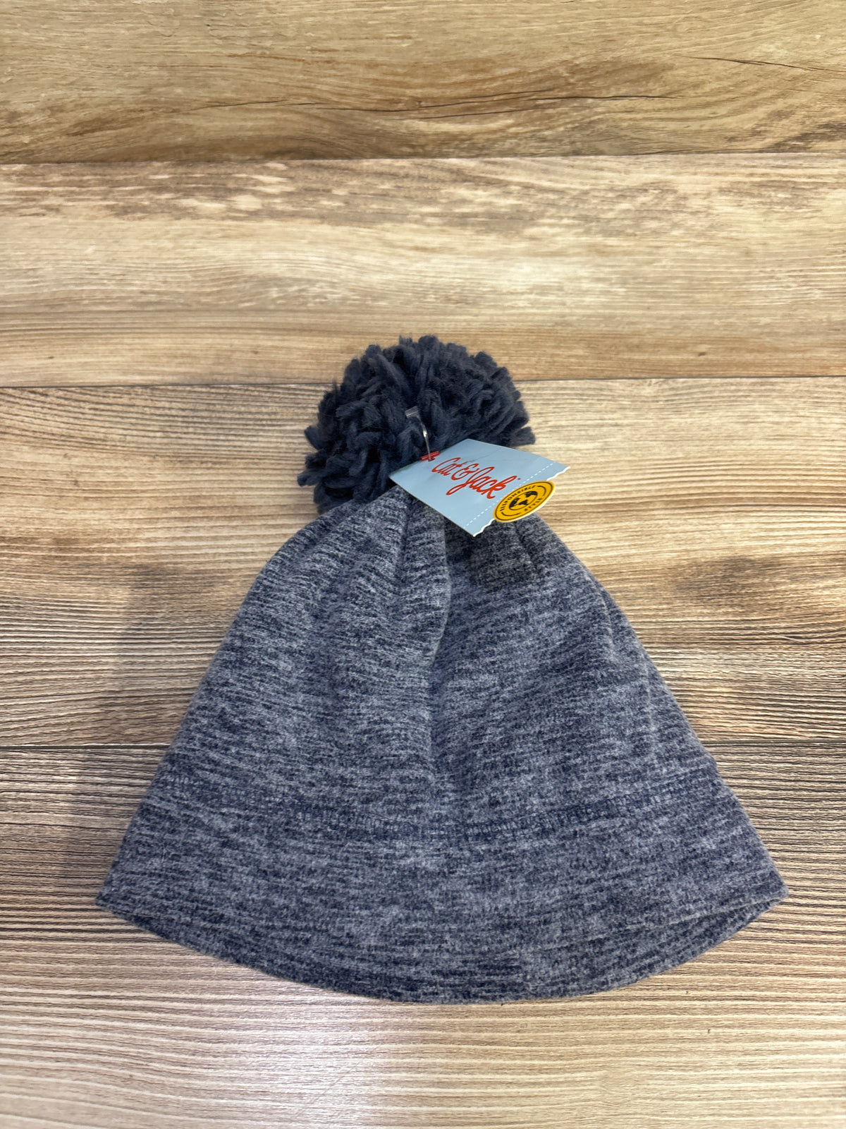 NEW Cat & Jack Pom Beanie Blue sz 2-5T
