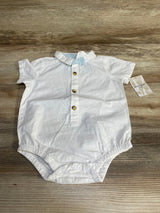 NEW Tommy Bahama Button Up Bodysuit White sz 6-9m