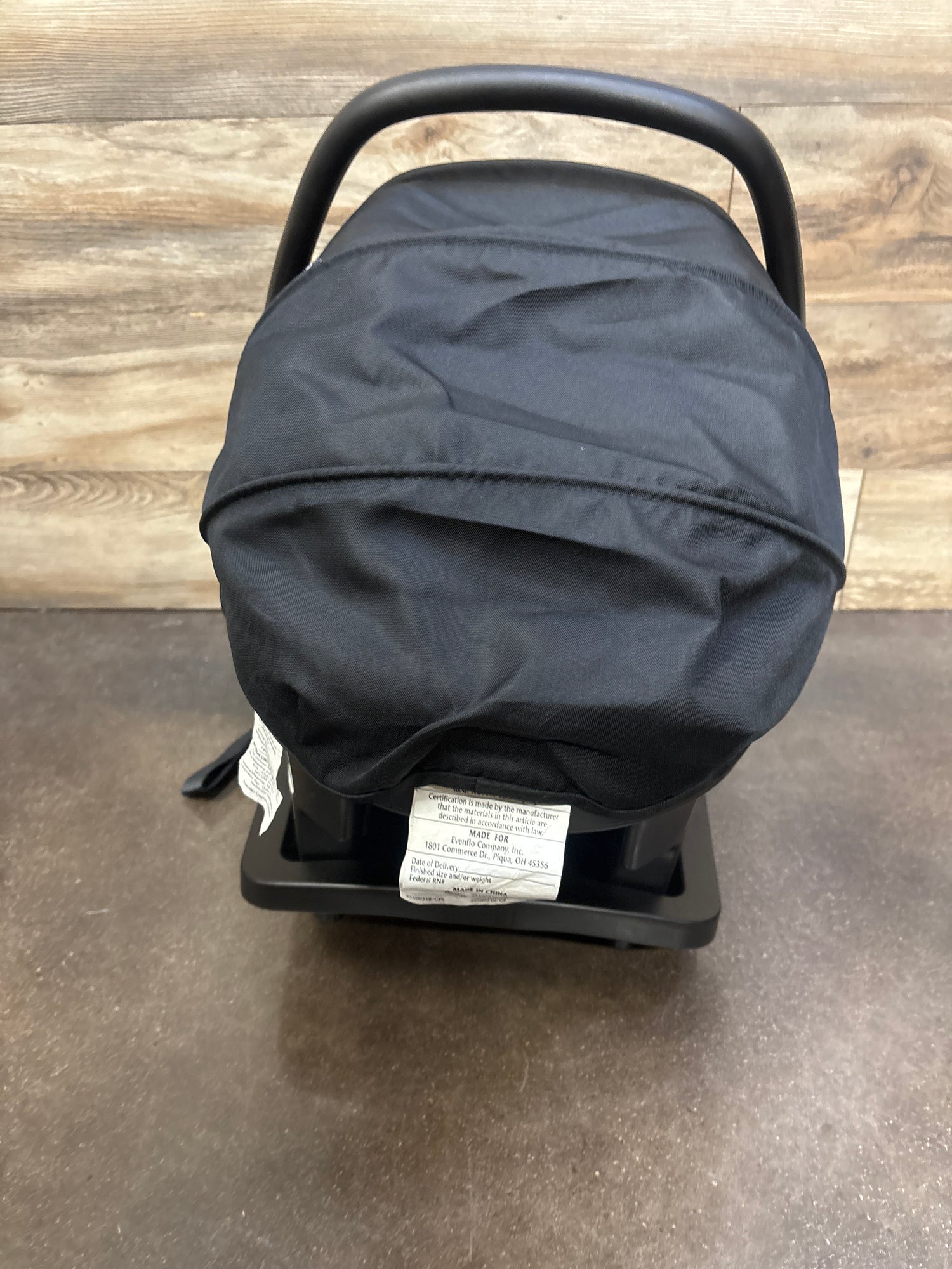 Evenflo Pivot Modular Travel System w/ LiteMax Infant Car Seat in Casual Gray