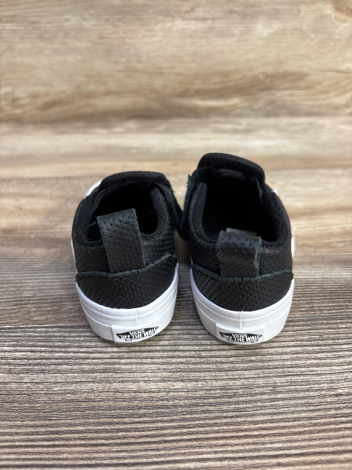Vans Toddler Slip On V - Perforated Black sz 5c