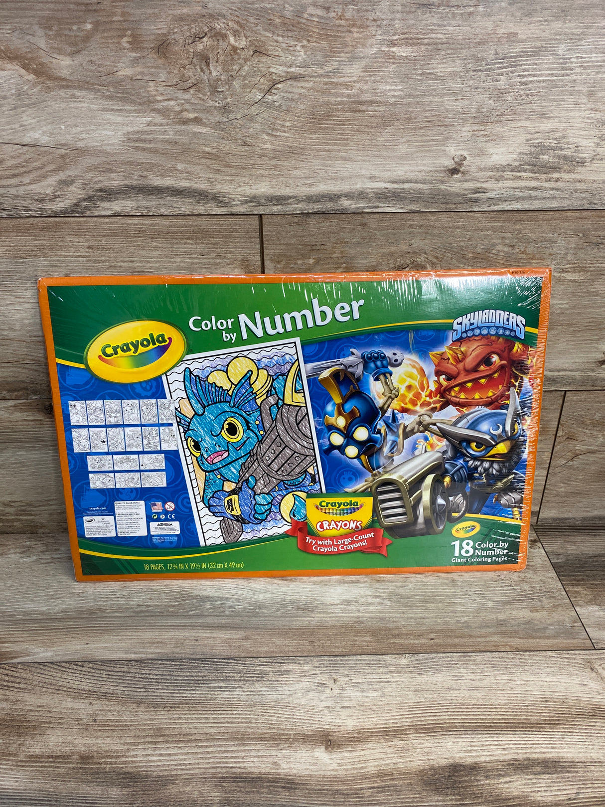 NEW Crayola Skylanders Giant Coloring Pages