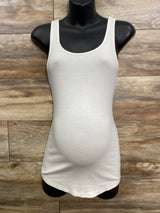 Isabel Maternity Tank Top White sz Medium