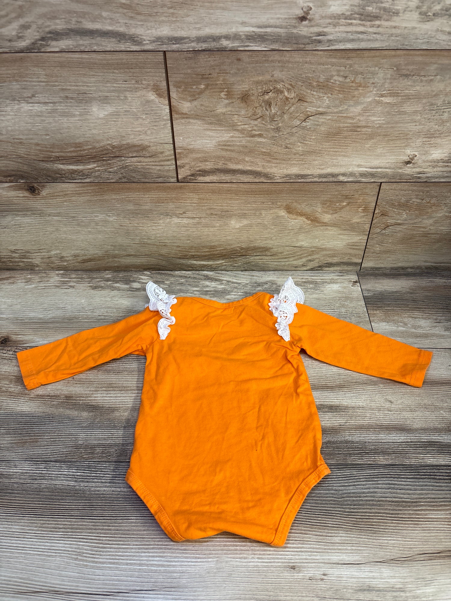My 1st Halloween Long Sleeve Bodysuit Orange sz 9-12m